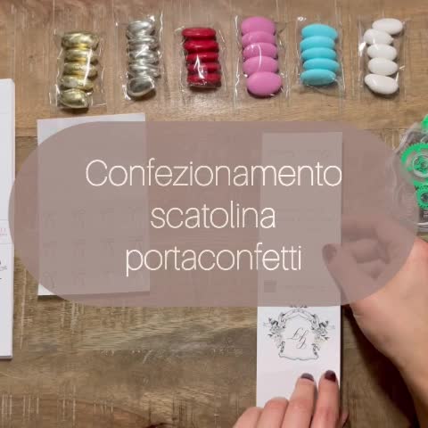 Scatoline portaconfetti stemma