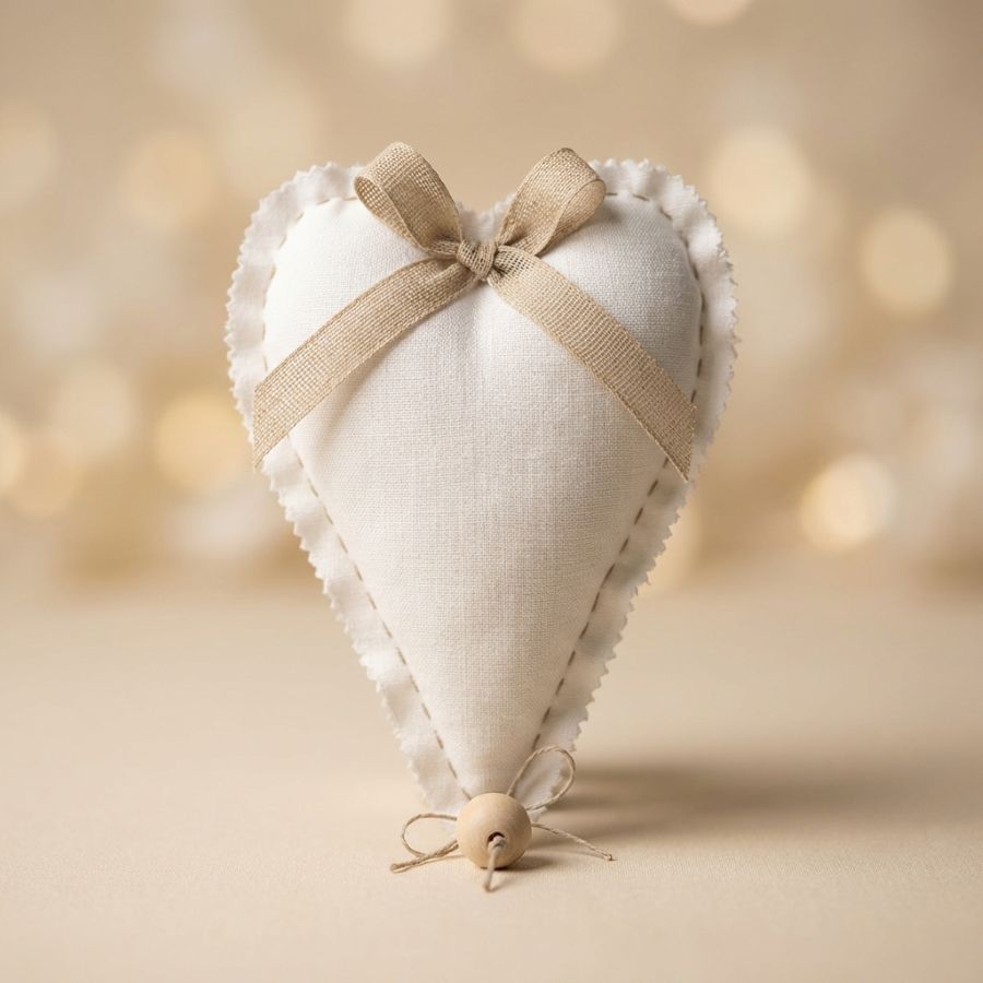 Modello Bomboniere cuore tilda personalizzato