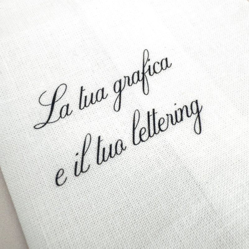 Bomboniere bustina personalizzata ghirlanda, profilo