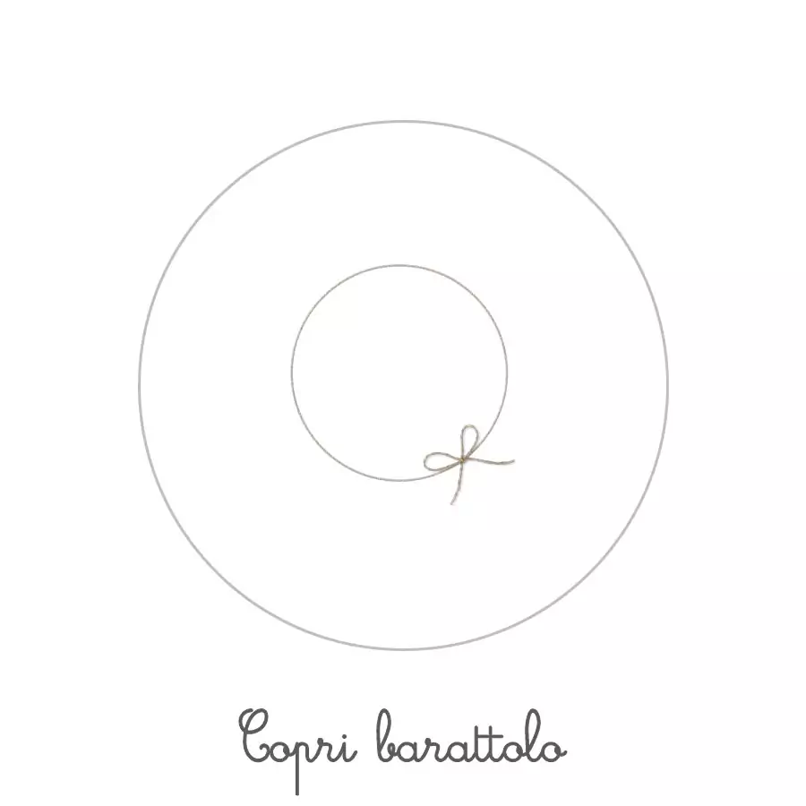 Modello Copri vasetto in stoffa