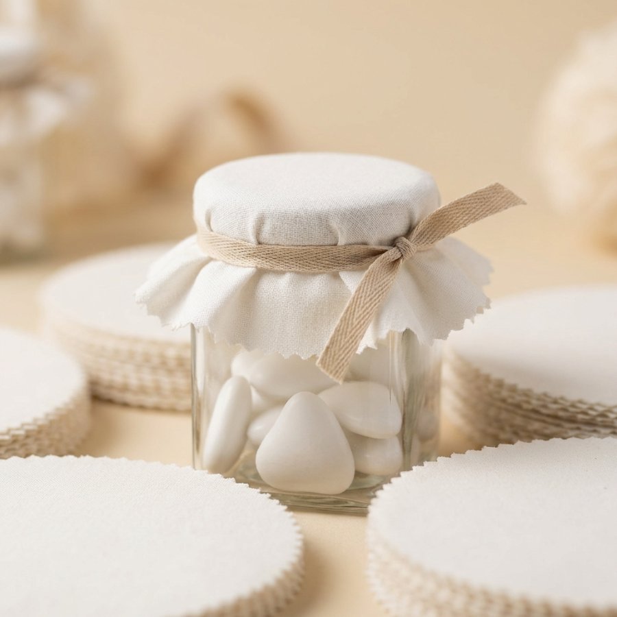 Modello Copri vasetto in stoffa