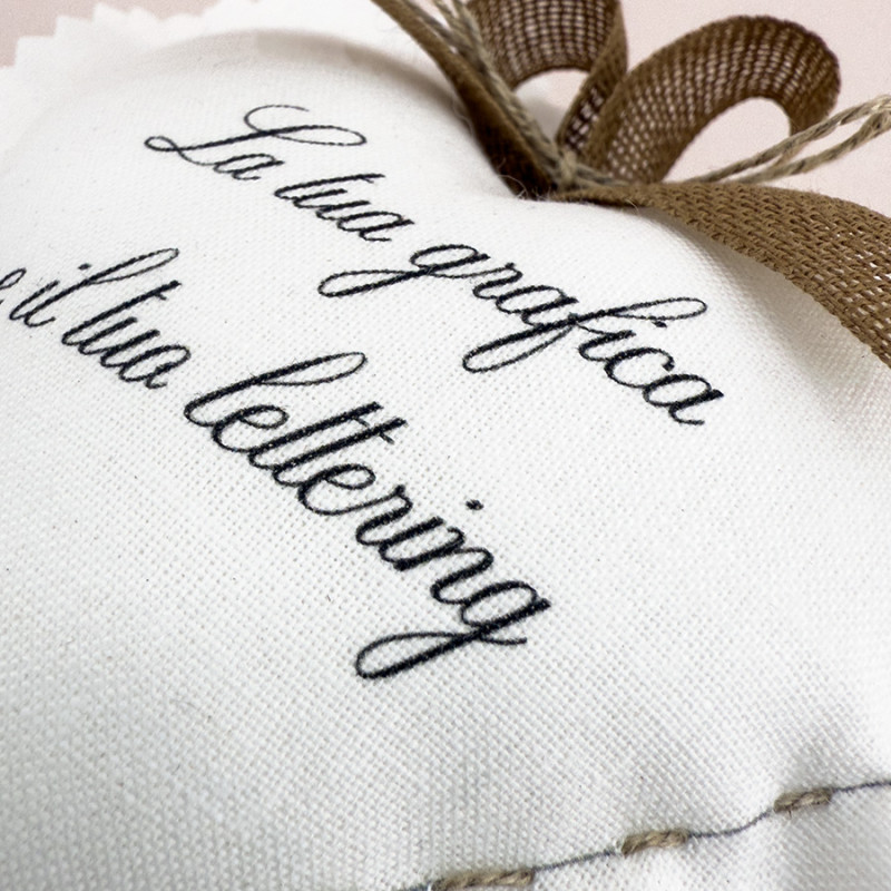 Bomboniere cuore piccolo personalizzato wedding crest