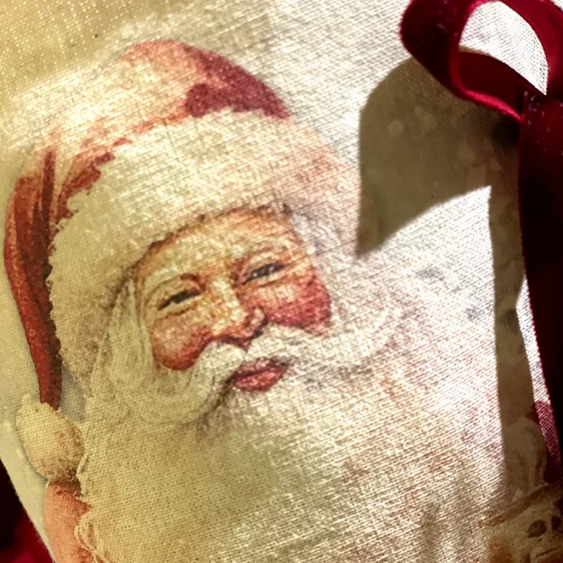 Calza befana personalizzata babbo natale