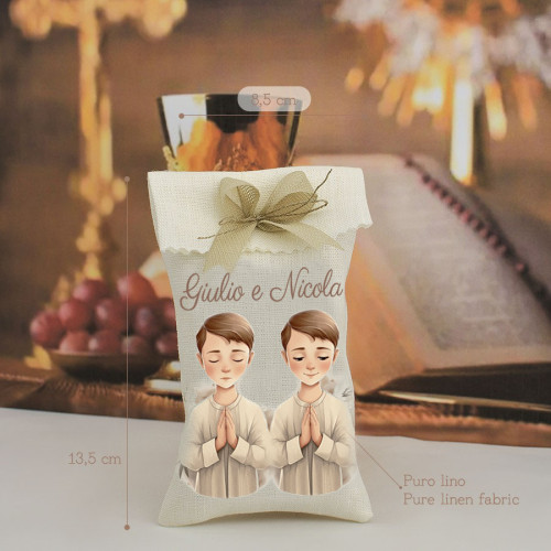 Sacchettino portaconfetti medio gemelli