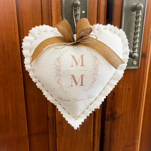 Bomboniere cuore medio personalizzato iniziali