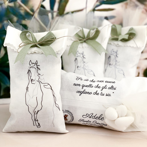 Bomboniere Comunione Sacchettino portaconfetti medio