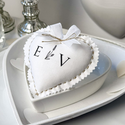 Bomboniere cuore piccolo personalizzato iniziali