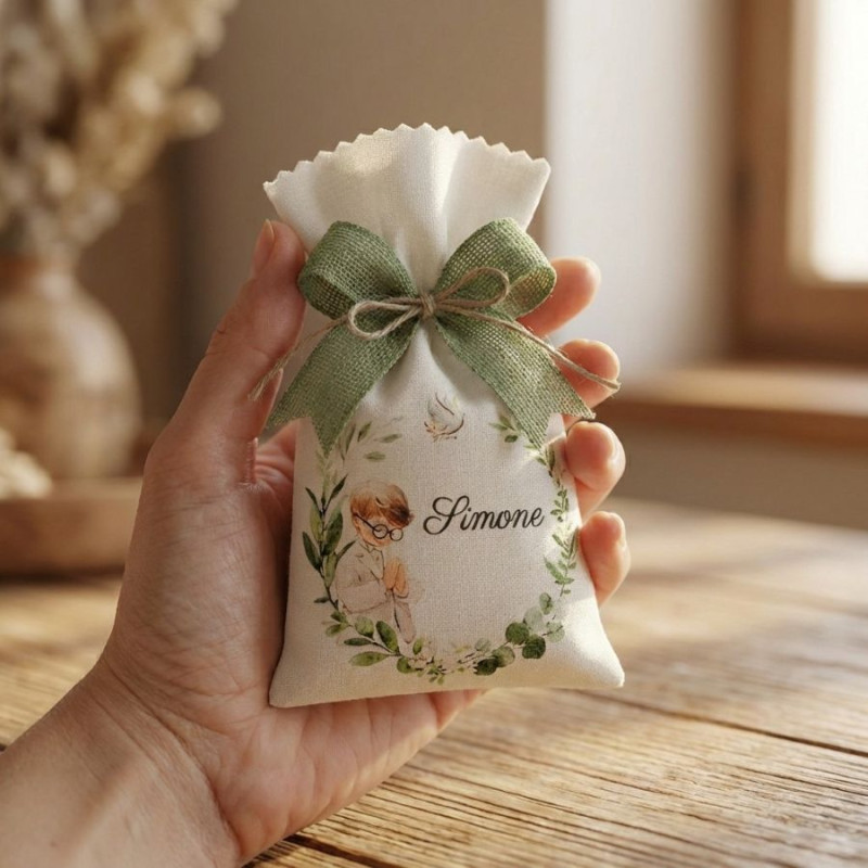 Sacchettino portaconfetti piccolo bambino