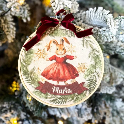 Natale palline di natale personalizzate pallina di natale in telaio 
