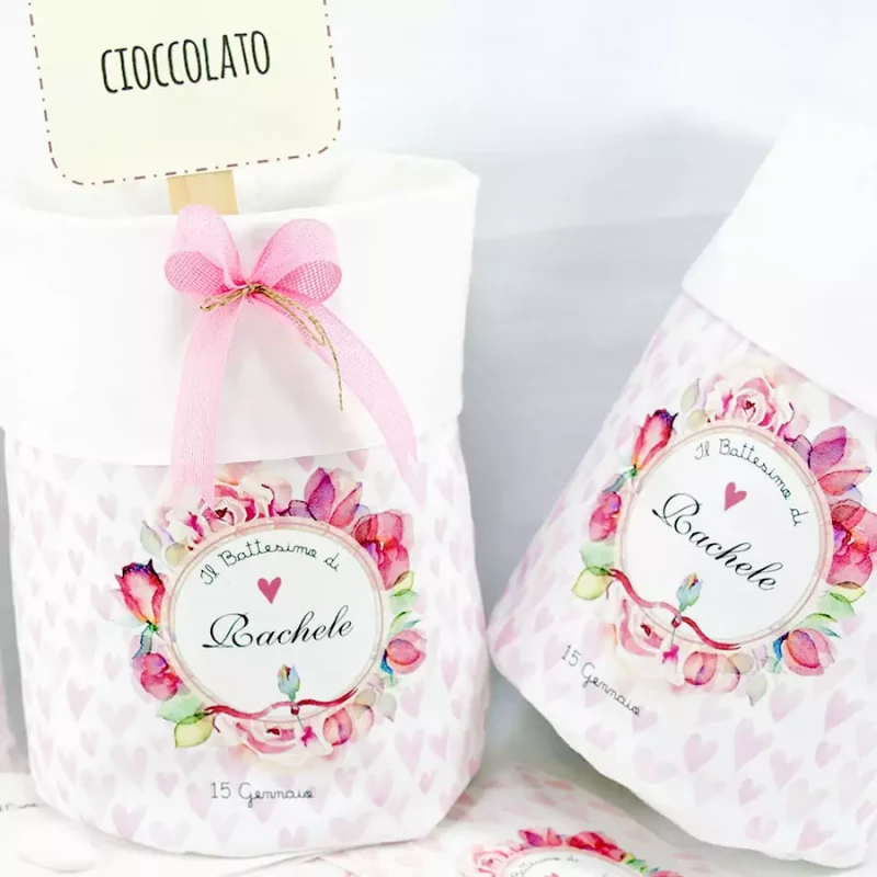 Sacco confettata personalizzato