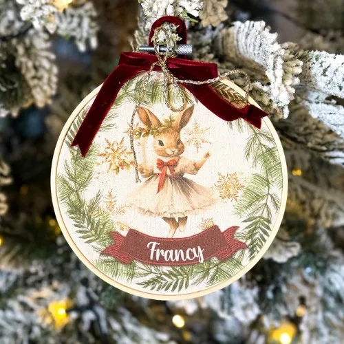 Natale palline di natale personalizzate pallina di natale in telaio 