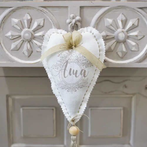 Cuore tilda Natale personalizzato wedding crest