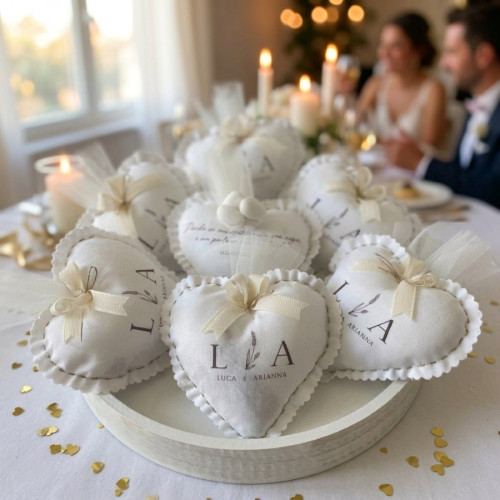 Bomboniere matrimonio cuore medio 