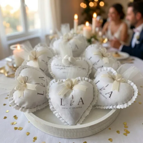 Bomboniere matrimonio cuore medio