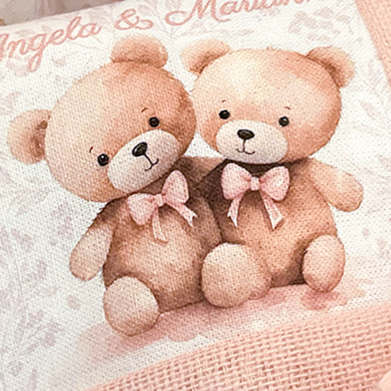 Bomboniere bustina personalizzata orsetti