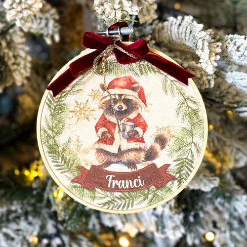Natale palline di natale personalizzate pallina di natale in telaio 