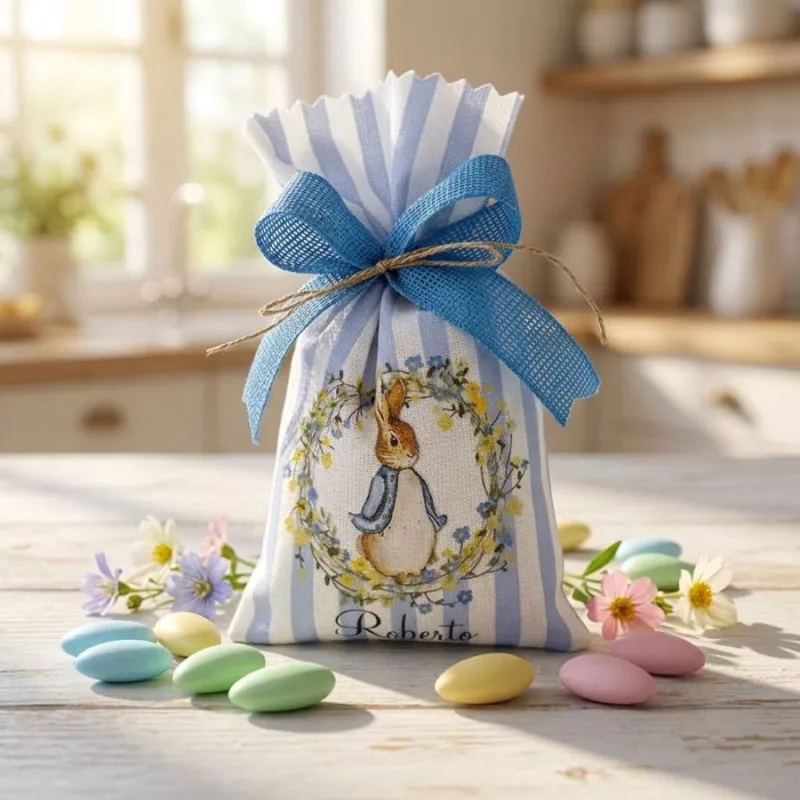 Sacchettino portaconfetti peter rabbit