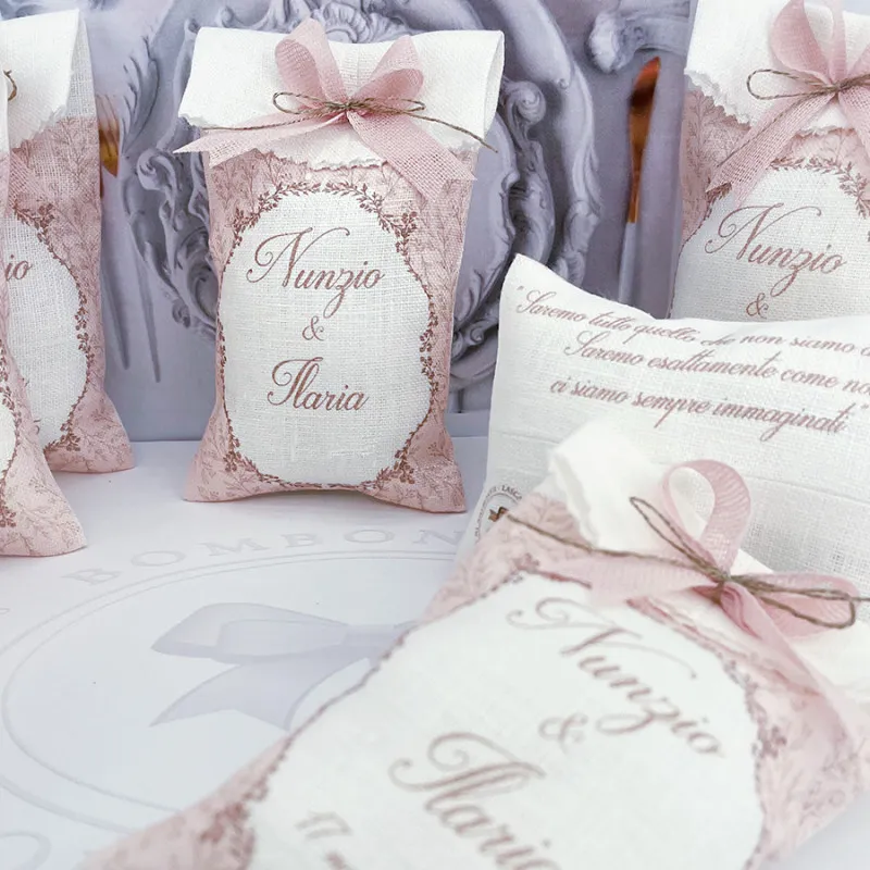 Sacchettino portaconfetti wedding crest
