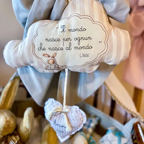 Fiocco nascita nuvola 
