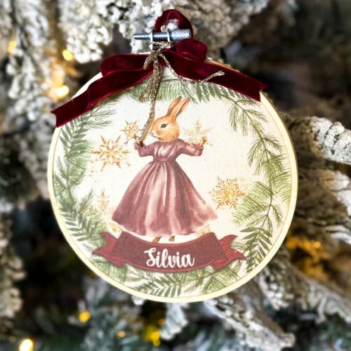 Natale palline di natale personalizzate pallina di natale in telaio 
