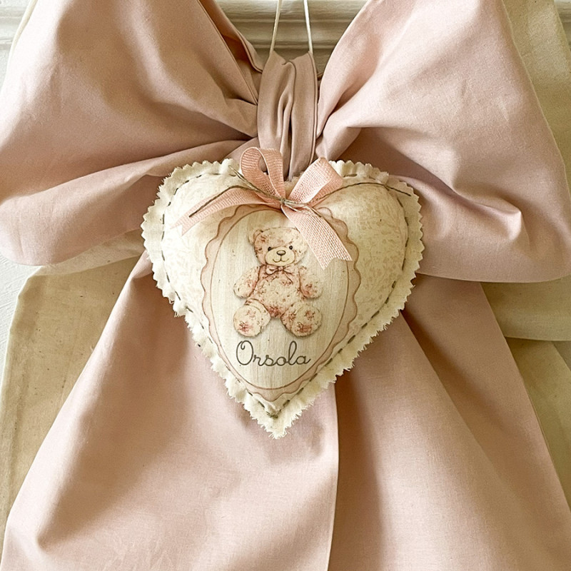 Fiocco nascita speciale orsetta