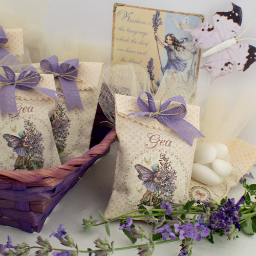 Sacchettino portaconfetti piccolo fate