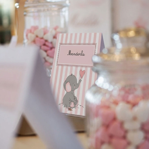 Prodotti di carta segnagusto segnagusto confettata personalizzato elefantina