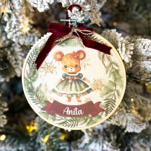 Natale palline di natale personalizzate pallina di natale in telaio 