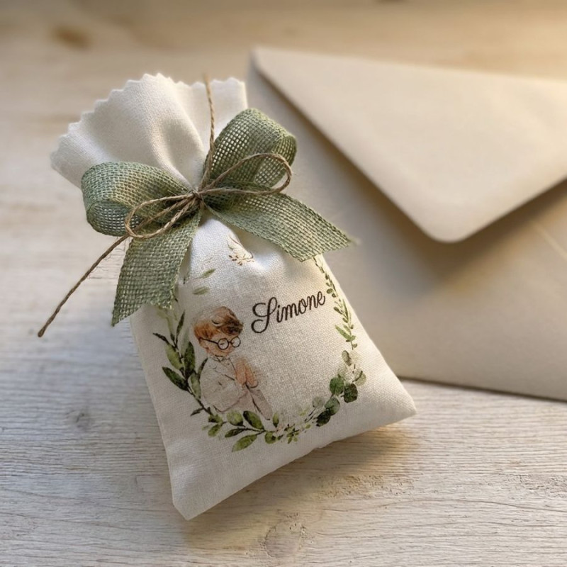 Sacchettino portaconfetti piccolo bambino