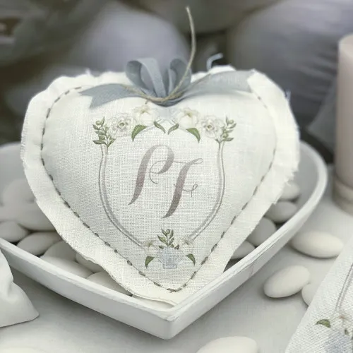 Bomboniere matrimonio cuore medio 
