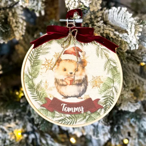 Natale palline di natale personalizzate pallina di natale in telaio 