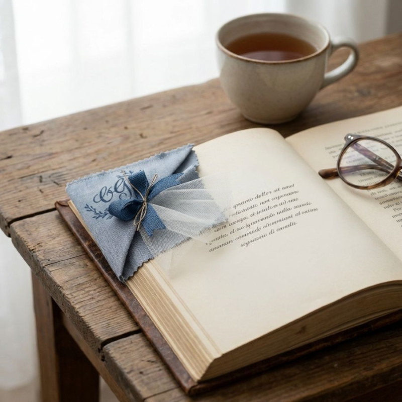 Segnalibro personalizzato ghirlanda