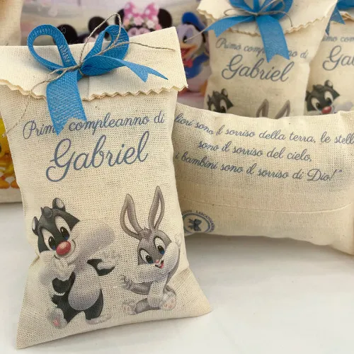 Bomboniere eventi speciali sacchettino portaconfetti bugs bunny