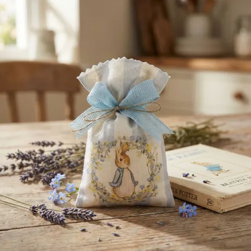 Bomboniere nascita e battesimo sacchettino portaconfetti peter rabbit
