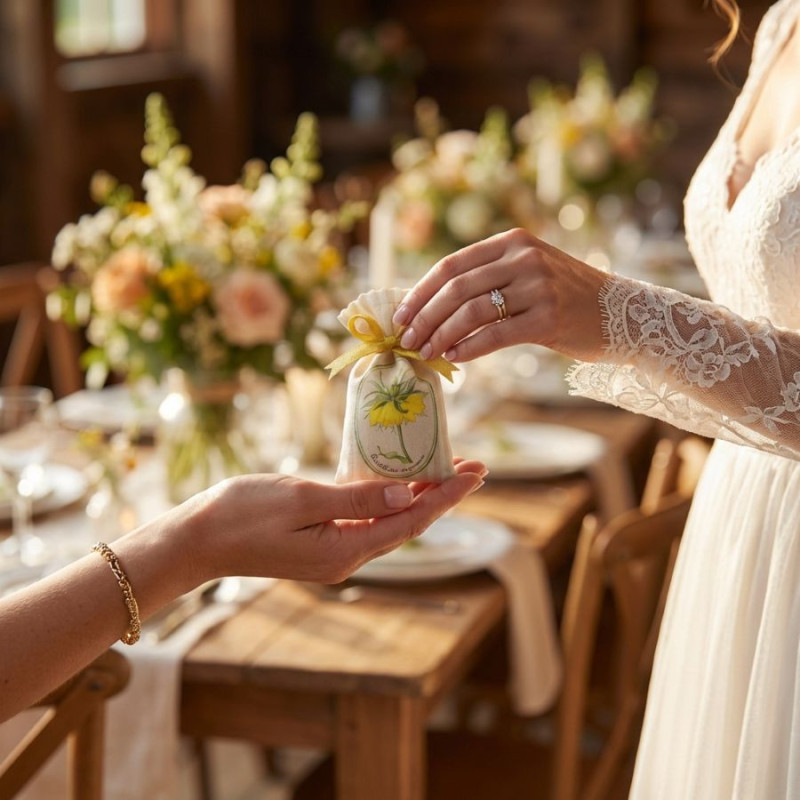 Set sacchettini piccoli floreali 