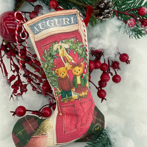 Natale calze della befana personalizzate calza befana personalizzata orsetto