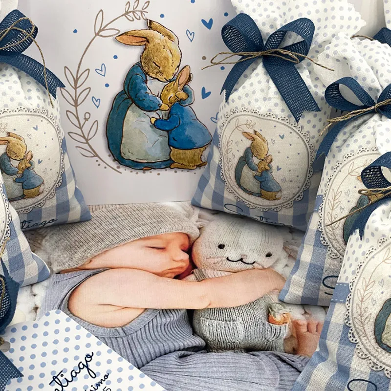 Sacchettino portaconfetti peter rabbit