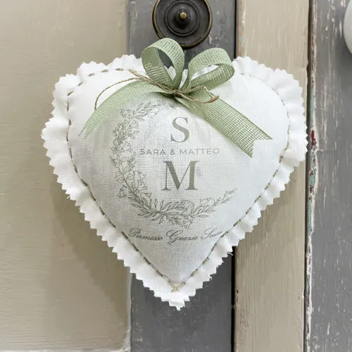 Bomboniere matrimonio cuore medio 