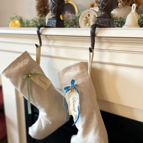 Natale calze della befana personalizzate calza con tag 