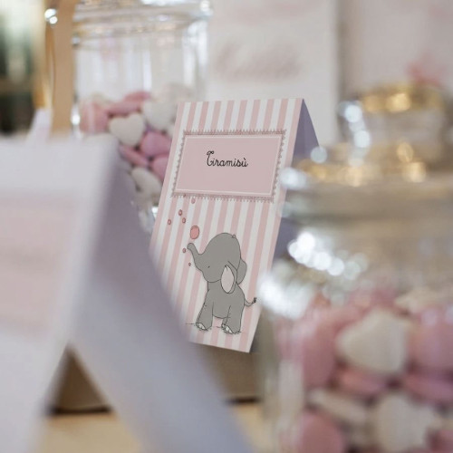 Prodotti di carta segnagusto segnagusto confettata personalizzato elefantina