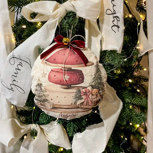 Natale palline di natale personalizzate pallina di natale imbottita 