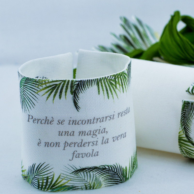 Porta tovagliolo personalizzato frase